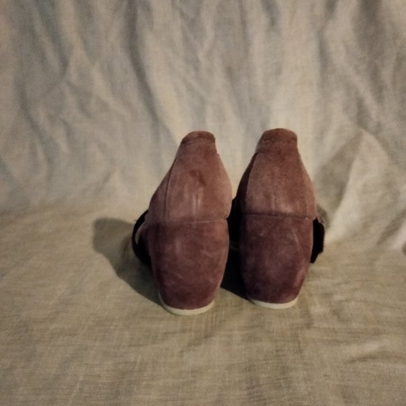 NWOT Dollhouse Dress Shoes upper Leather Purple 2 Ankle Bracelet Sz 8.5 - Picture 5 of 5